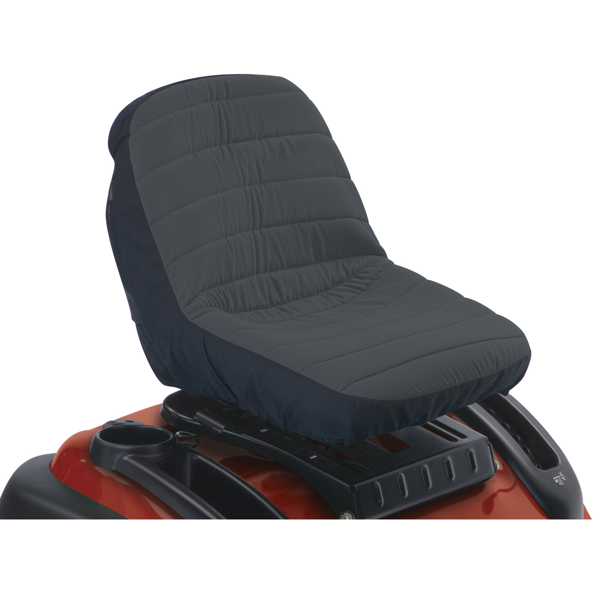 Classic Accessories Deluxe Riding Lawn Mower Seat Cover, Medium, Fits 14in.-16 1/2in.H backrests, Model# 12324